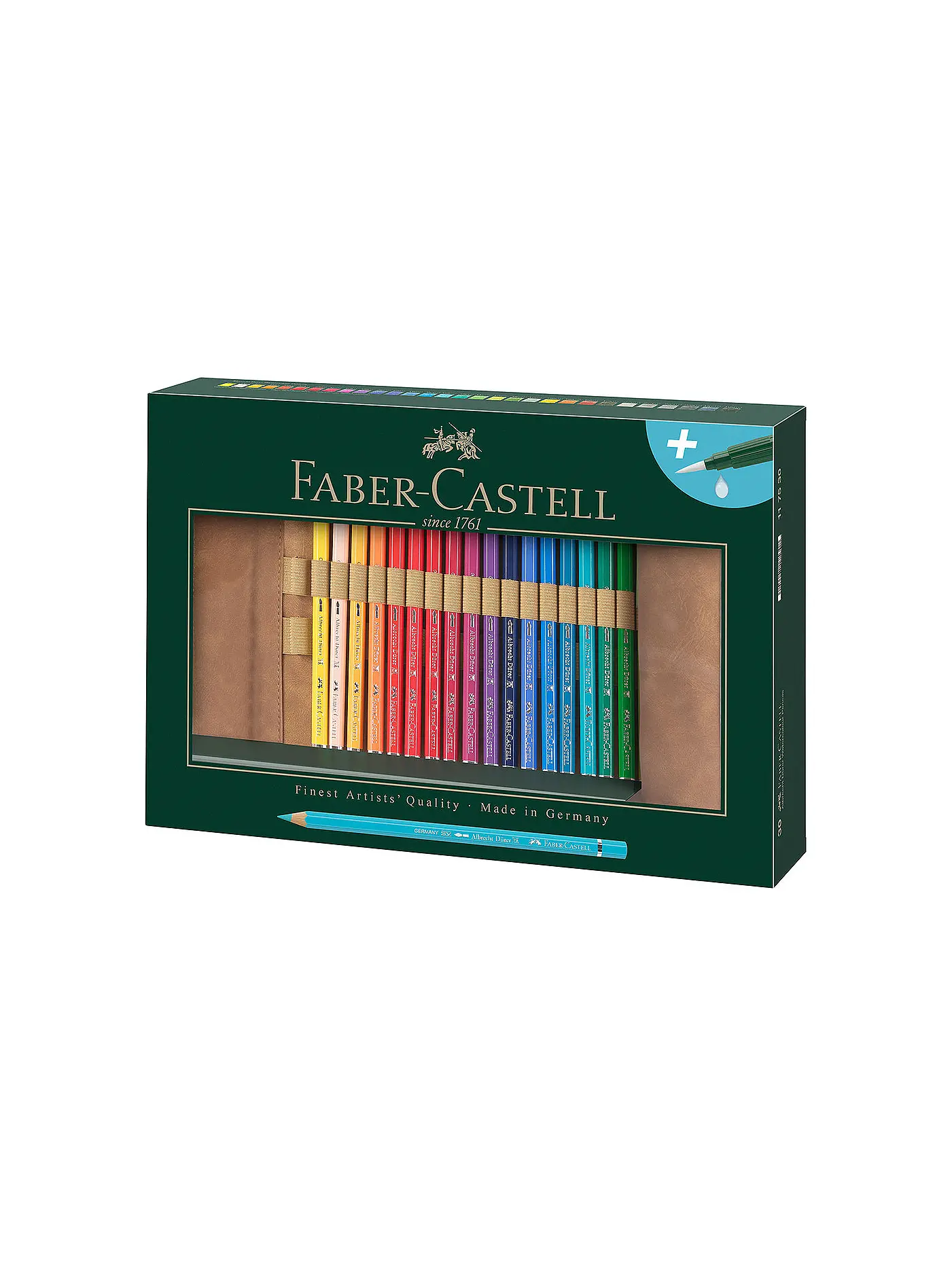 FABER-CASTELL | Albrecht Dürer Aquarellstift, Stifterolle, gefüllt | 